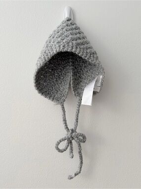 Niko And… Silver Knit Headband with Ties